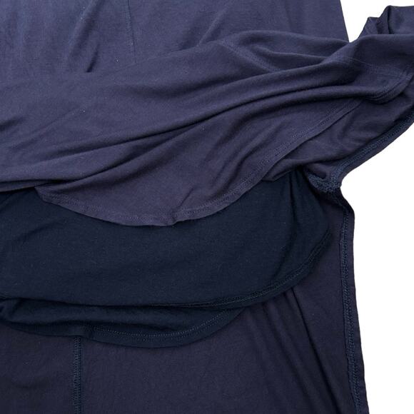 Splendid Tank Dress Womens Size XS Navy Blue Gray Soft Rayon Spandex Stretchy - Picture 5 of 9